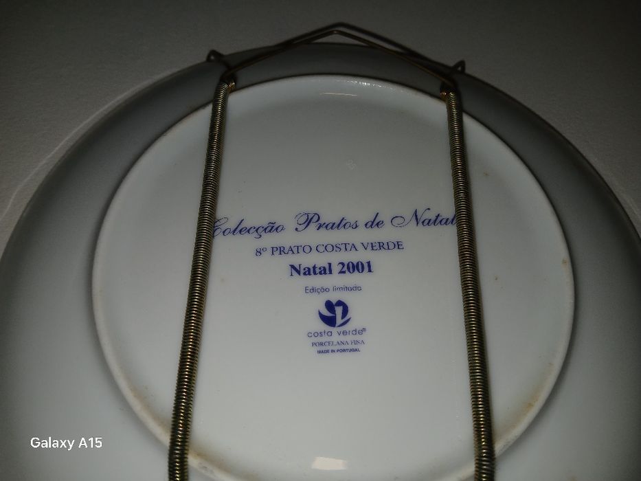 Pratos de Natal Edição Limitada 1995 , 2000 , 2001