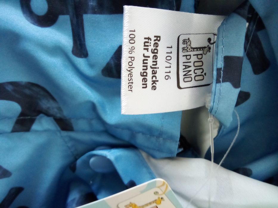 Дождевик для мальчика 110-116 Poco Piano