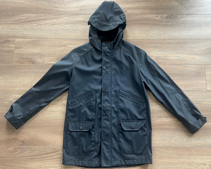 Płaszcz przeciwdeszczowy Massimo Dutti granatowy - 146 - 158 cm