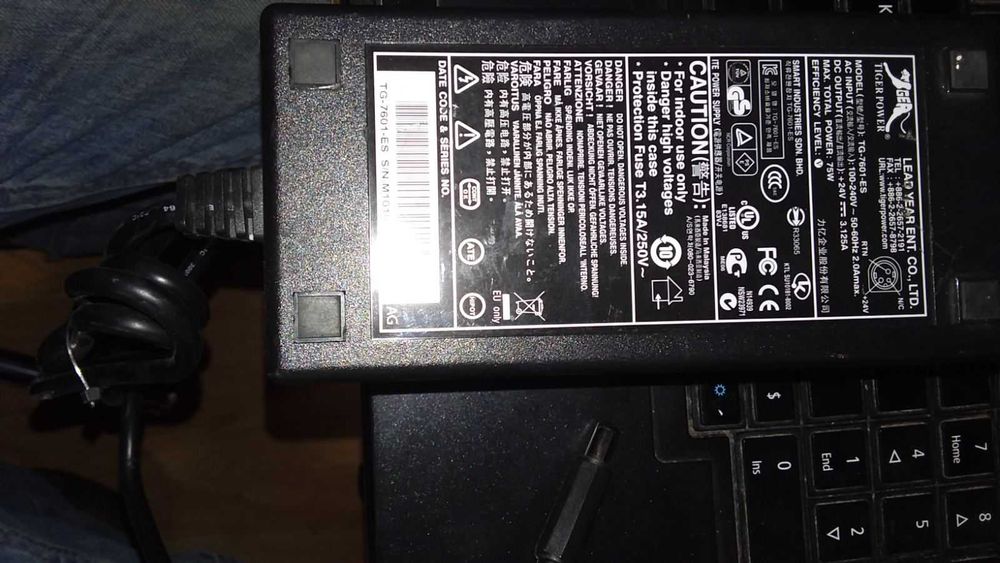 Napájecí adaptér pro tiskárny Zebra GK420D, GK420T, GX430T, GT800 24V