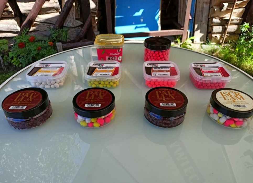 8X wafters dumbells kulki proteinowe feeder karp