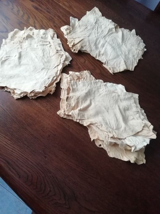 łatki, skrawki skóry ircha