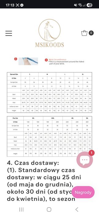 Suknia ślubna 36/38 w literę A