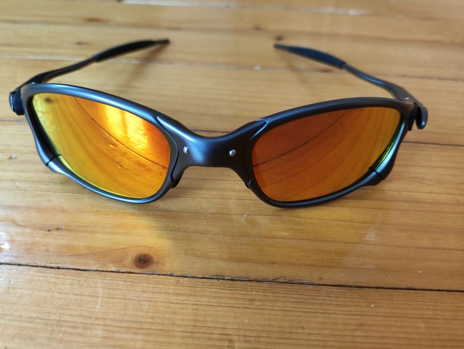 Окуляри Oakley  металева оправа сірий колір