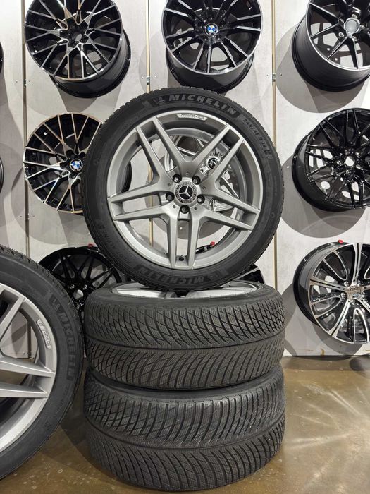 Оригінальні диски + зимова гума Michelin R19 на Mercedes E S Class W22