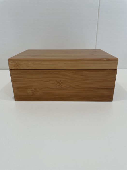 Caixa de chá bambu 6 divisórias Gato Preto