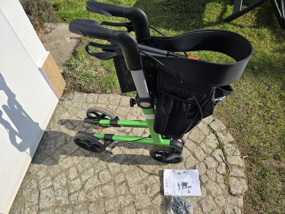 Ambona chodzik rollator balkonik  podpórka inwalidzka.Lekki aluminiowy