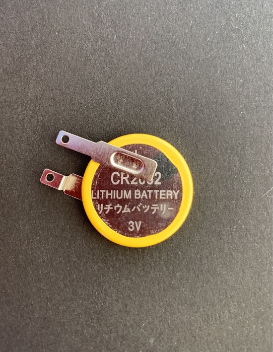 Via verde pilha CR2032, CR2450 e ER14250