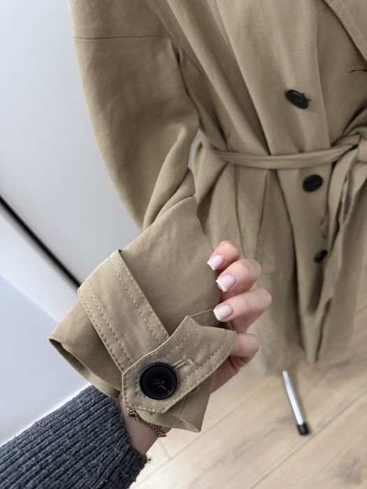 długi trencz damski zara