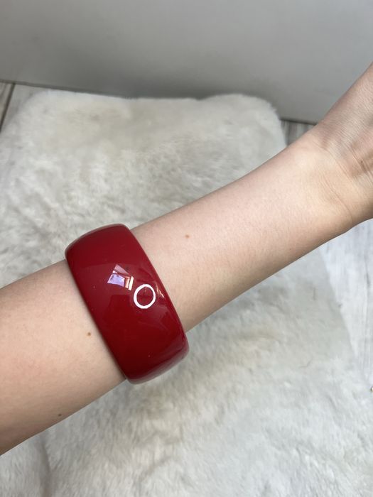 Bransoletka lata 60s 70s lucyt lucite klasyczna duża bangle classy 33