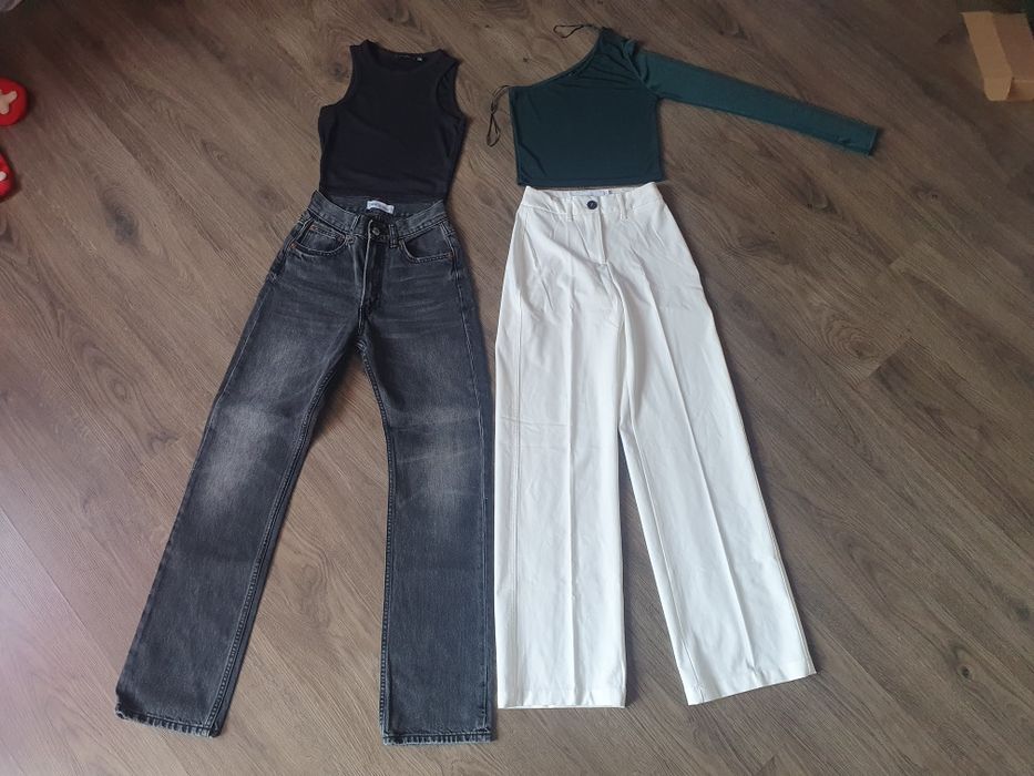 Лот жіночого брендового одягу XS–S, 18 речей, Zara, H&M, Bershka
