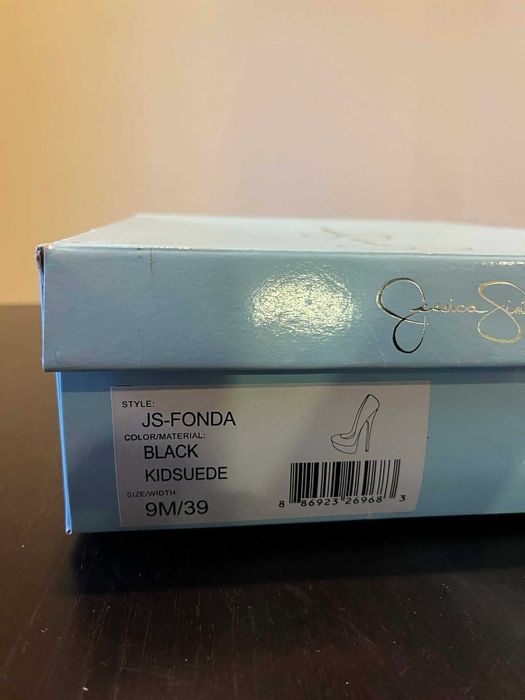 Sapatos Jessica Simpson compensado preto multicolor 39