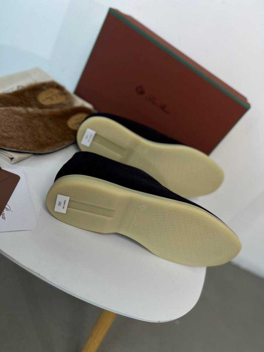 Мужские лоферы Loro Piana ботинки с меховой стелькой Лоро Пиана ob437