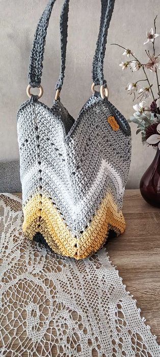 Torebka handmade na szydełku