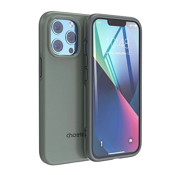 Choetech MFM Anti-drop etui pokrowiec iPhone 13 Pro Max zielony (PC011