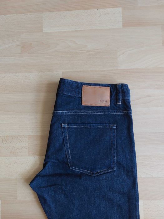 Hugo Boss Delaware stretch W34 L32 spodnie jeansowe dżinsy slim straight proste 34/32 jeansy Darmowa dostawa wysyłka gratis