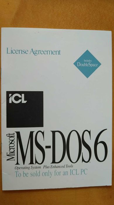 Microsoft MS-DOS 6 Licence Agreement