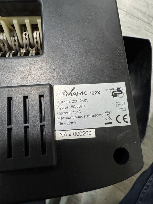 Шредер Mark 702x.