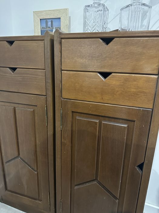 Comoda madeira maciça (x2)