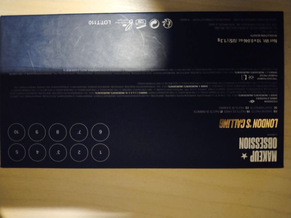 Paleta cieni do powiek London's Calling