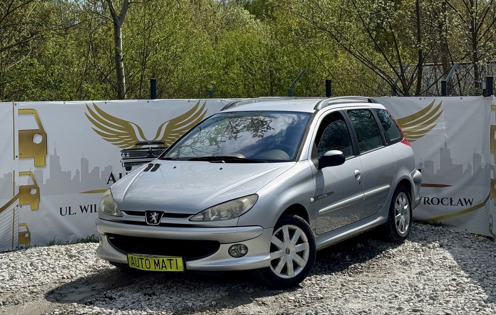Peugeot 206 SW 1.4 Benzyna # Kombi # Klimatyzacja # Alufelgi # 2006  # Mega Stan  # Ekonomiczny # Zamiana
