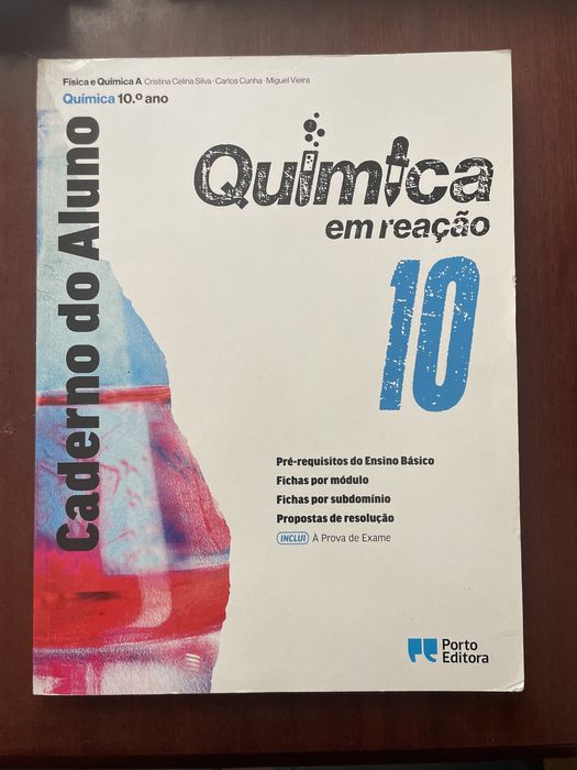 Química em reação 10 - química 10° ano - caderno de atividades