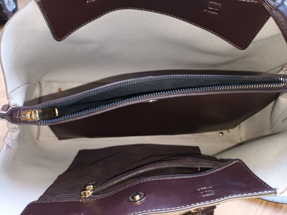 Torebka damska beżowa