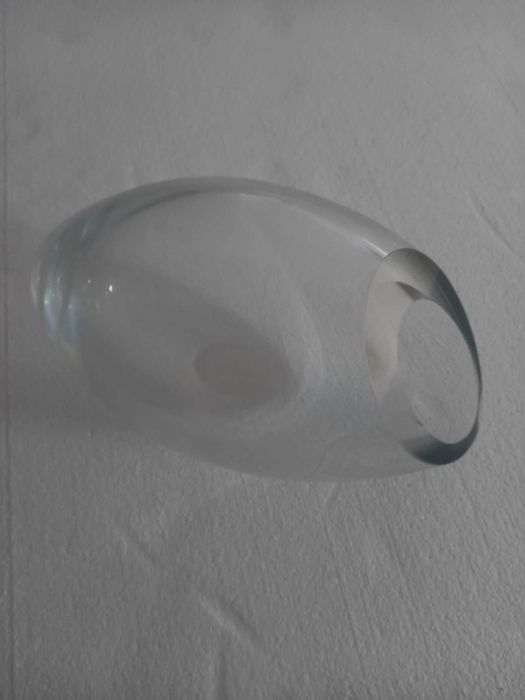 Peça decorativa em vidro soprado moderno – Estilo vaso vertical