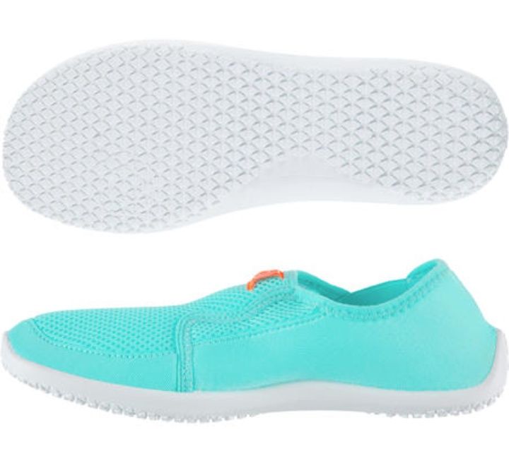 Аква-обувь 120 - Светло-бирюзовая subea decathlon размер 36/37