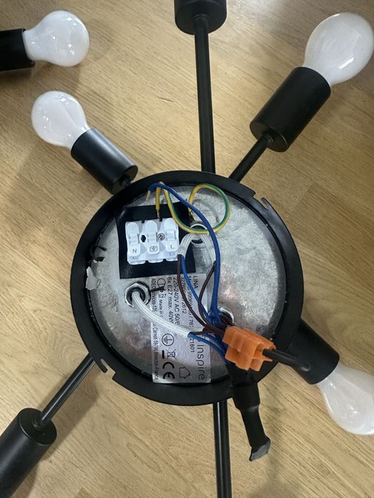 Lampa nowoczesna sztuk dwie