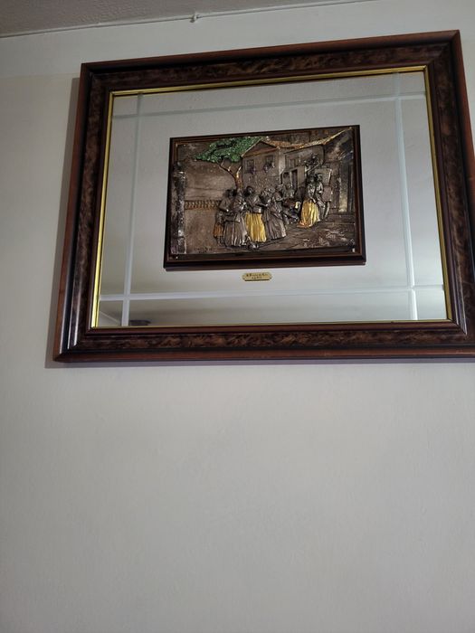 Quadro em prata antigo