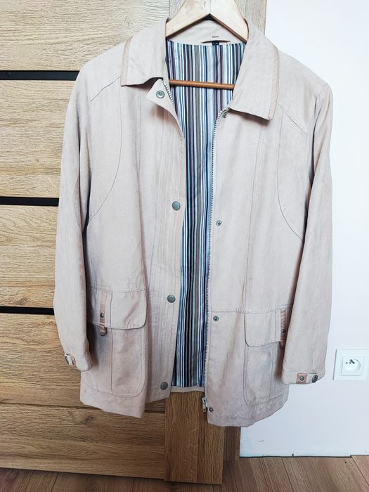 Kurtka damska przejściowa XL jesień zamszowa Basic Plus size