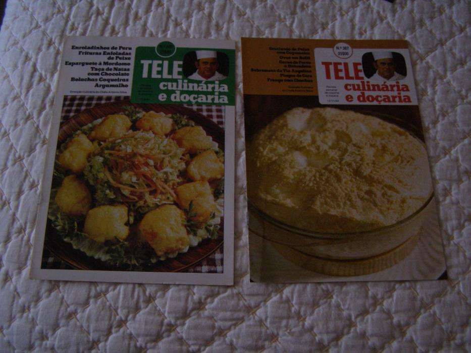 Revistas TELE culinária e doçaria - Chef Silva