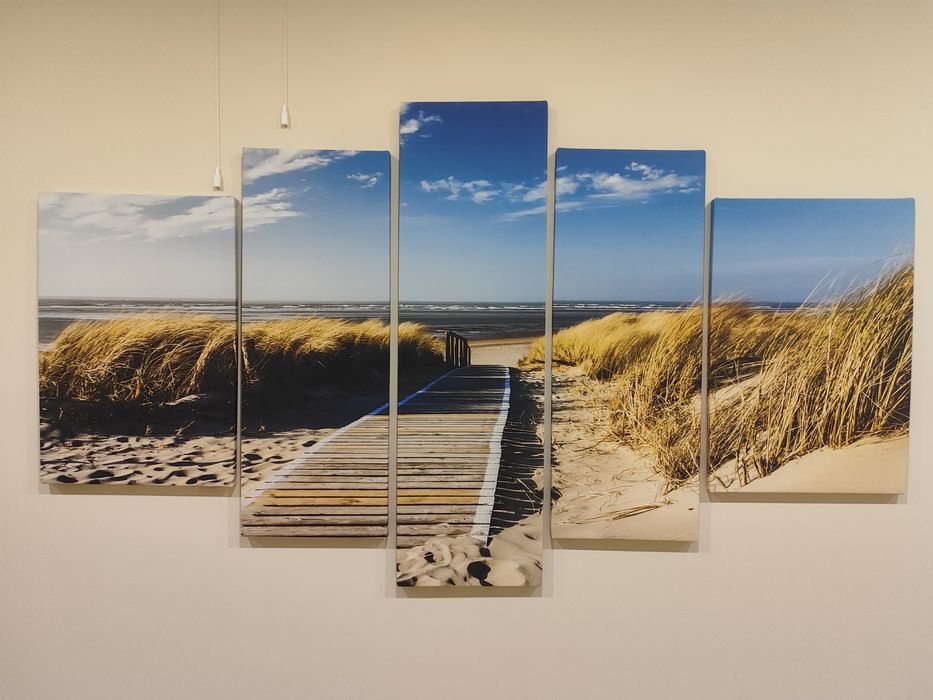 Obraz  pięcioczęściowy - Morze Plaża Natura
