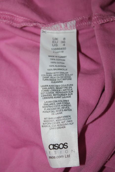 Asos sukienka z długim rękawem rozmiar S 100% bawełna