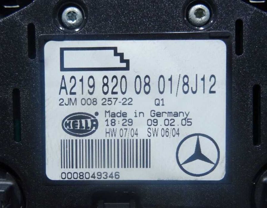 Plafonier Mercedes CLS W219