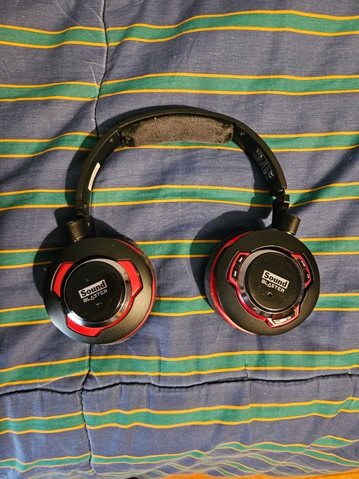 Creative Sound Blaster EVO ZxR – Headset Bluetooth com ANC | Com Caixa e Cabos