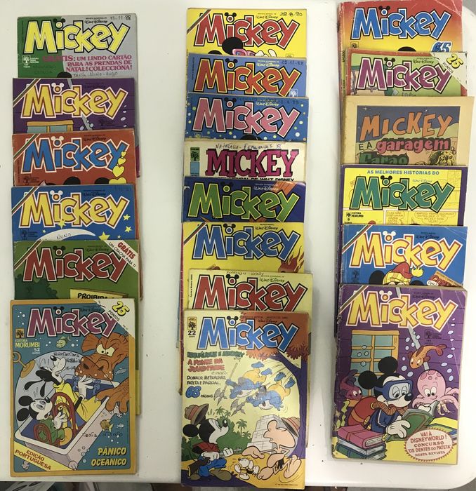 Lote revistas BD Mickey