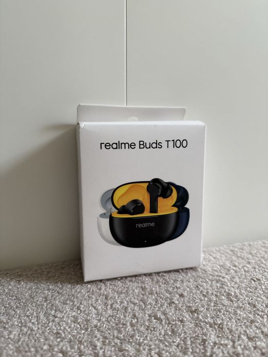 Nowe słuchawki Realme Buds T100 czarne