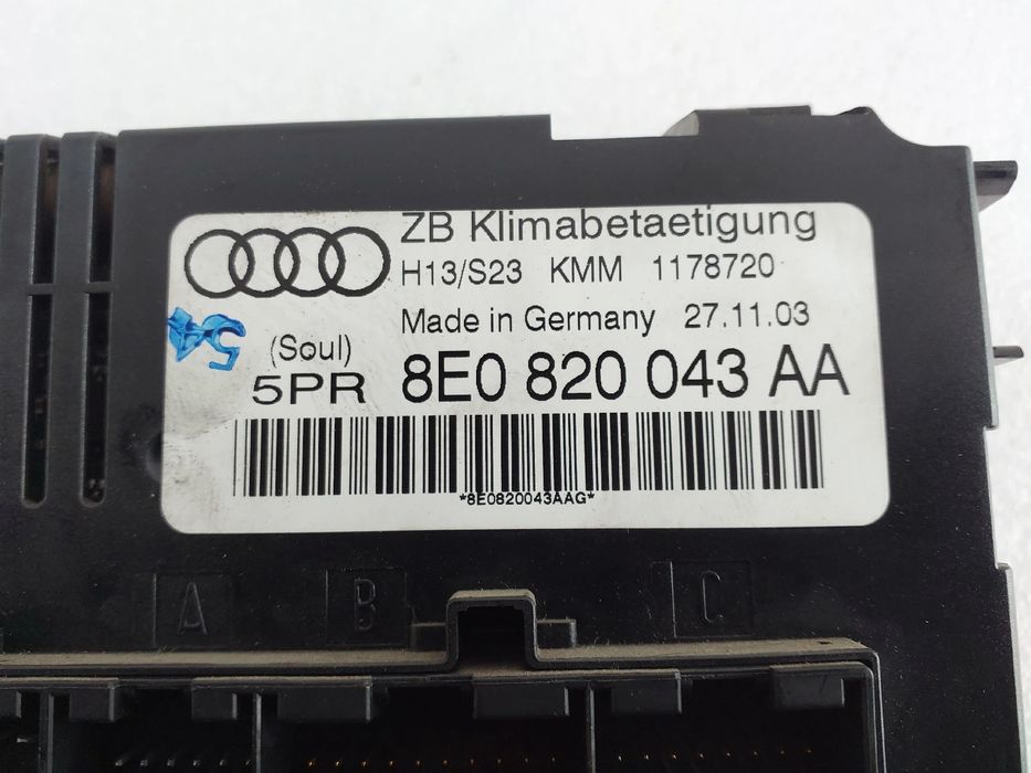 Comando chauffage / sofagem AUDI A4 Avant (8E5, B6)