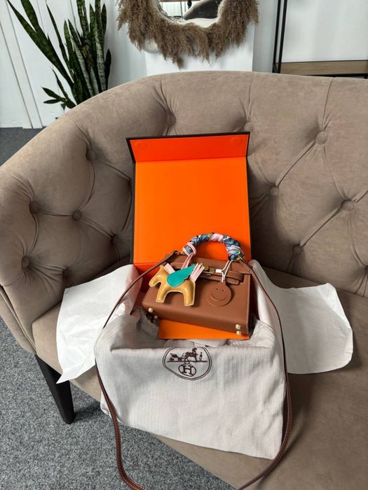 Сумка шкіряна Hermes Kelly Mini  Сумка з натуральної шкіри