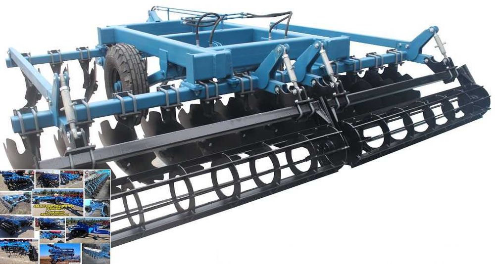 Виробник Борона дискова фронтальна причіпна навісна плуг культиватор