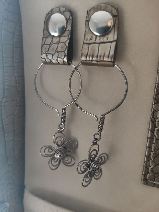 Kolczyki srebrne hiszpańskie