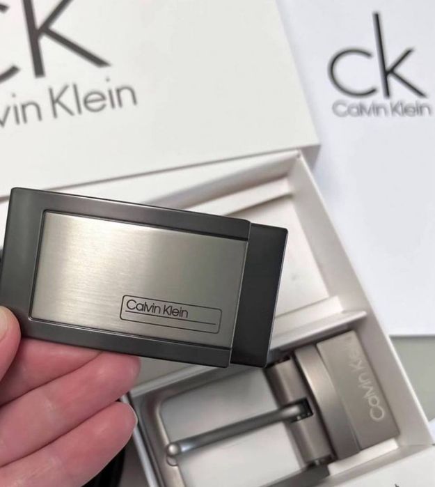 Calvin Klein ОРИГИНАЛ ремень Кэлвин Кляйн ремінь пояс ремінець 2 пряжк