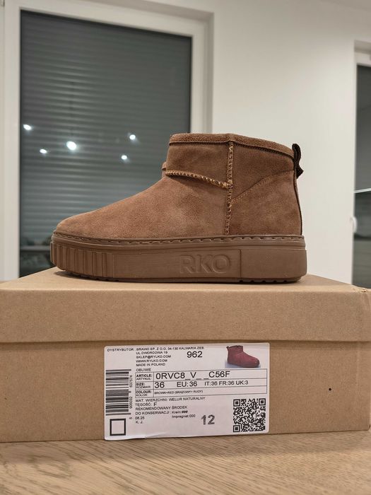 Buty Botki Śniegowce Ryłko 36 NOWE