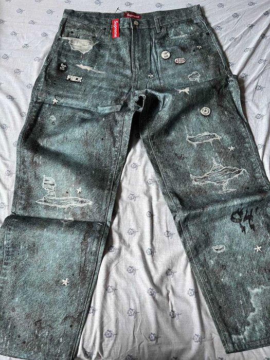 Supreme jeansy flared FW24 34 L Nowe