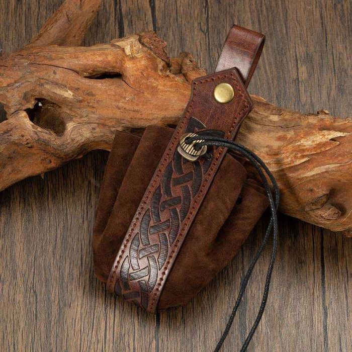 Torebka, Sakiewka Wikingów, Rycerska, Skórzana