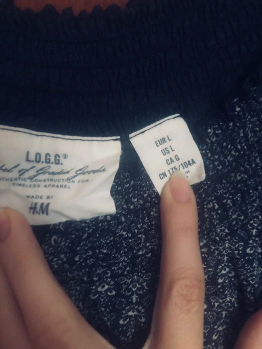 Blusa da H&M Azul L