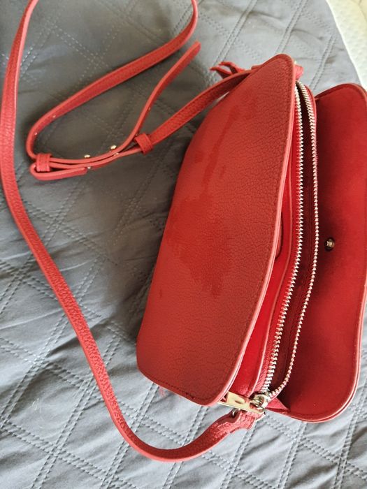 Torebka czerwona mała 17x24 Reserved Jak nowa