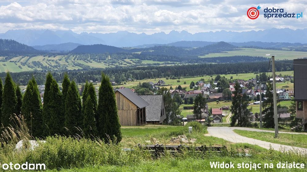 Działka z widokiem na Tatry i Jezioro Czorsztyńskie